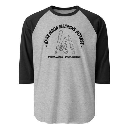 Weapons Defense 3/4 sleeve Unisex Baseball Tee