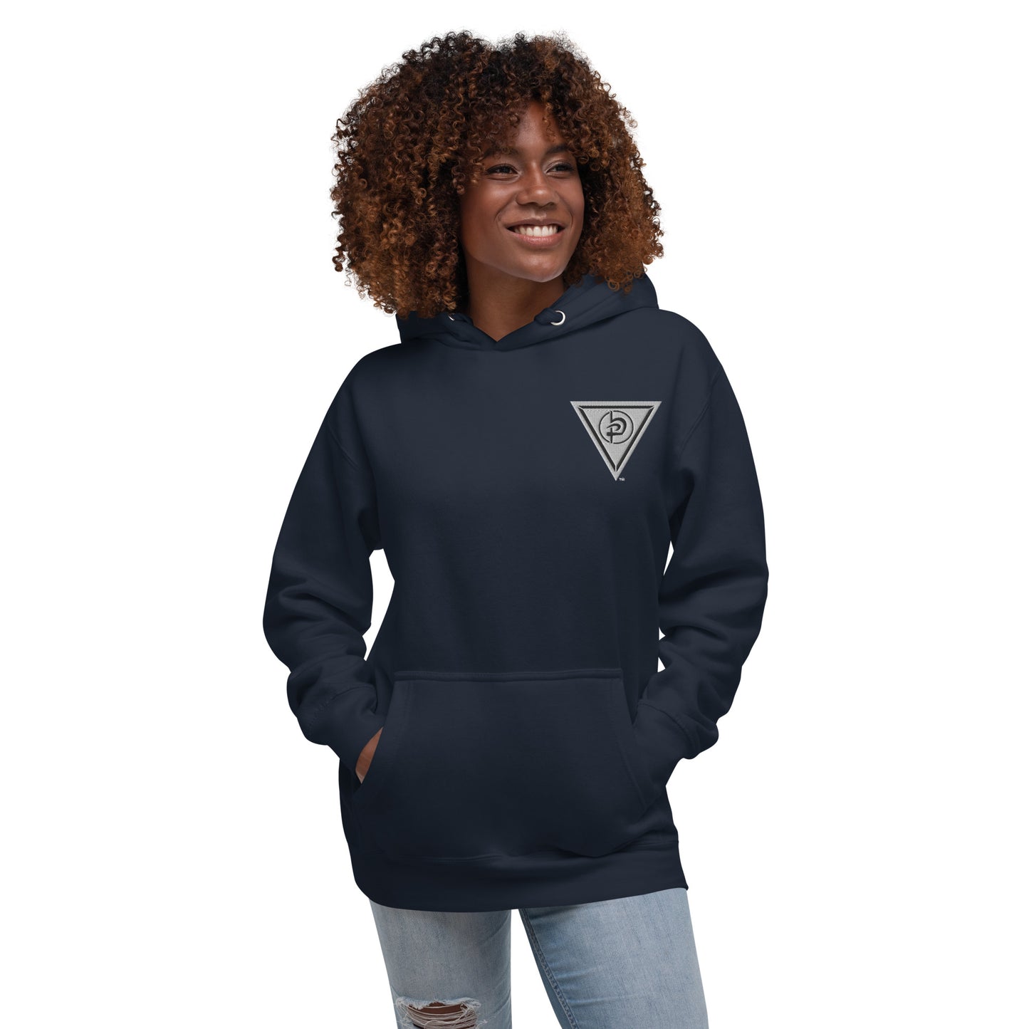 NKM  Unisex Hoodie with Embroidered Logo